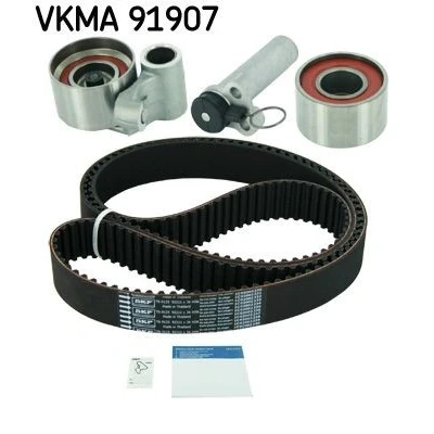 Imagem de SKF VKMA 91907 Jogo de correias dentadas 211 com amortecedor tensor, rolo tensor perfil dentado arredondado