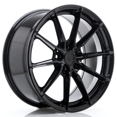 Imagem de Jante de alumínio japan racing jr37 8x17 5x112 et40 preto brilhante