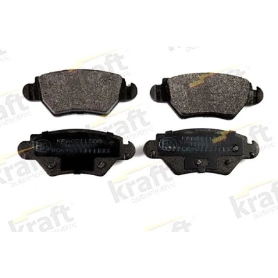 Imagem de KRAFT 6011500 Jogo de pastilhas para travão disco Eixo traseiro incl. contacto aviso desgaste OPEL: Astra G CC, Caravan, Zafira A