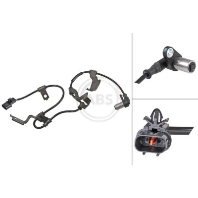 Imagem de A.B.S. 31904 Sensor de ABS passivo 600 preto MITSUBISHI: L200 III Pick up