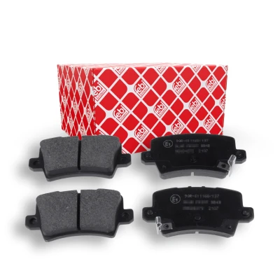 Imagem de FEBI BILSTEIN 16801 Jogo de pastilhas para travão disco Eixo traseiro com avisador sonoro desgaste HONDA: CIVIC 8 Hatchback,