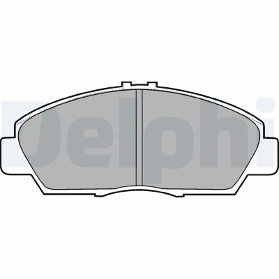 Imagem de DELPHI LP869 Jogo de pastilhas para travão disco com avisador sonoro desgaste sem chapa anti ruído acessórios HONDA: Prelude V, ACCORD 5