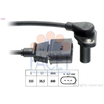 Imagem de FACET 9.0220 Gerador de Impulsos Made in Italy OE Equivalent VOLKSWAGEN: Golf 4, Bora Sedan, 4 Variant, AUDI: A3 Hatchback