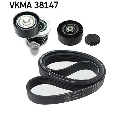 Imagem de SKF VKMA 38147 Jogo de correias trapezoidais estriadas MERCEDES BENZ: Classe C T modell, Sedan