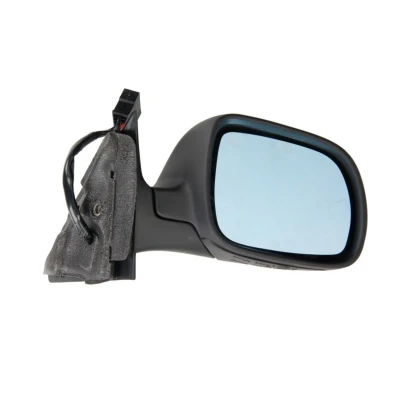 Imagem de espelho retrovisor Tyc 302 0011 à direita para regulação eléctrica dos espelhos, convexo, tom azul, aquecível, Caixa do pequena