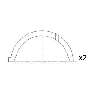 Imagem de FAI AutoParts BT3000 STD Anilha de afastamento, cambota NISSAN: Pathfinder 3