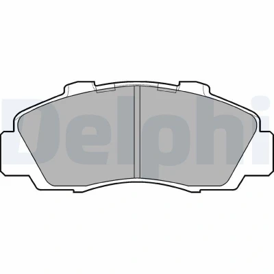 Imagem de DELPHI LP872 Jogo de pastilhas para travão disco com avisador sonoro desgaste chapa anti ruído sem acessórios HONDA: CIVIC 6 Fastback
