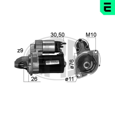 Imagem de ERA 220871A Motor de arranque 12 1,2 9 BMW: 5 Sedan, 3 Touring
