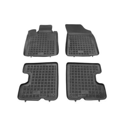 Imagem de REZAW PLAST 203403 Conjunto de tapete chão Borracha à frente e atrás 4 preto medida
