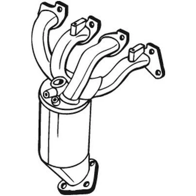 Imagem de Bosal 090 746 Catalisador Euro 4 com componentes de montagem towbar set (Including e set) OPEL: Astra G Caravan, Corsa C Hatchback, CC