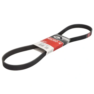 Imagem de GATES 6PK1157 Correia trapezoidal estriada 1157 6 Poliéster, EPDM (borracha de etileno propileno dieno)