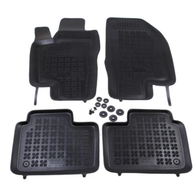Imagem de REZAW PLAST 202502 Conjunto de tapete chão Borracha à frente e atrás preto ALFA ROMEO: 156 Sedan