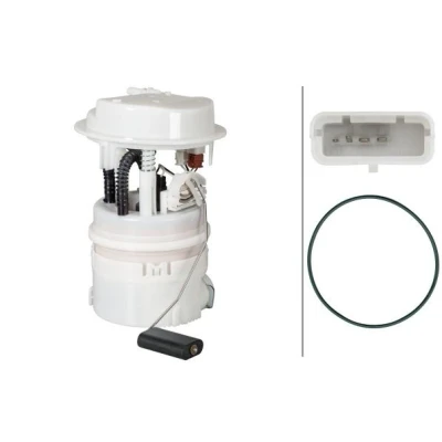 Imagem de HELLA 8TF 358 146 551 Unidade de alimentação combustível com junta, sensor nível regulador pressão elétrico