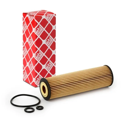 Imagem de FEBI BILSTEIN 37983 Filtro de óleo com retentor Cartucho filtrante MERCEDES BENZ: Classe C T modell, Coupe, Sedan