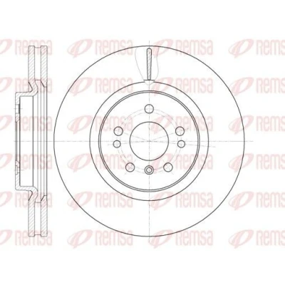 Imagem de REMSA Disco de travão MERCEDES BENZ: Classe ML Eixo dianteiro 330, 330mm 32mm 5 ventilado 61165.10 1644210412,1644211312,BDM729520,DCA6116510