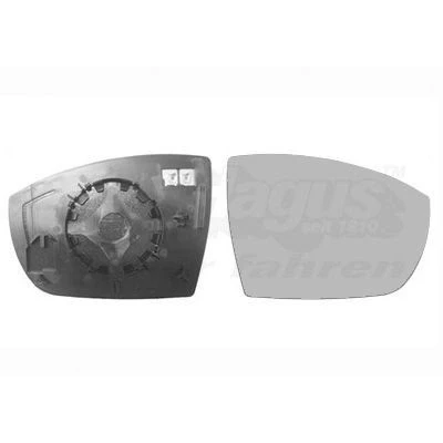 Imagem de VAN WEZEL 1869838 Vidro Espelho à direita FORD: S Max Mk1, C 2