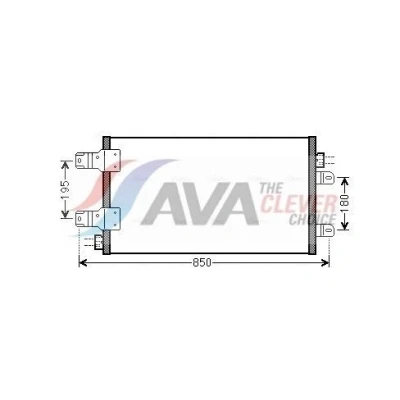 Imagem de PRASCO RTA5443 Condensador 11,7 11,1 Alumínio 710 R 134a RENAULT: MASTER 2 Kasten