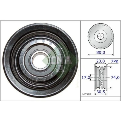 Imagem de INA 532 0580 10 Polia de Desvio HONDA: CIVIC 8 Hatchback