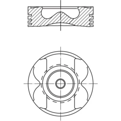 Imagem de Pistão MAHLE 001 PI 00182 000