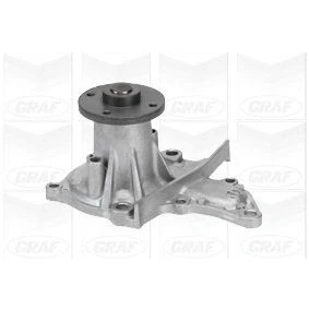 Imagem de GRAF PA944 Bomba de água com junta sem tampa mecânico Chapa aço para accionamento da correia trapezoidal estriada TOYOTA: Corolla VII Liftback