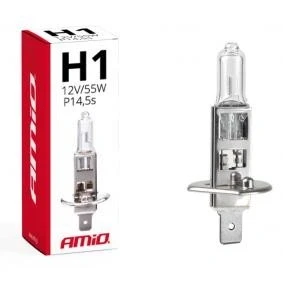 Imagem de AMiO 01484 Lâmpada, farol de longo alcance H1 55W P14,5s Halogéneo OPEL: Insignia A Sports Tourer, Sedan, Astra H GTC