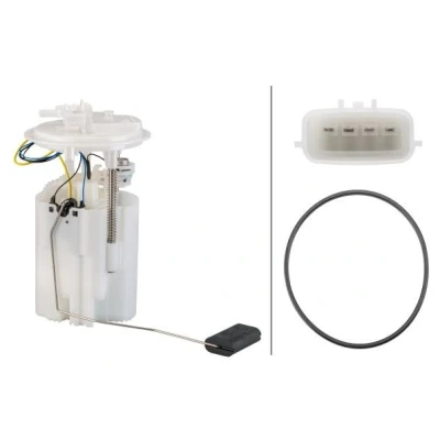 Imagem de HELLA 8TF 358 146 671 Unidade de alimentação combustível com junta, sensor nível elétrico