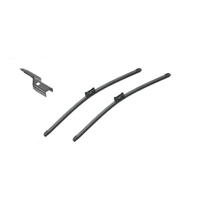 Imagem de Escova do limpa vidros Denso Flat DF 002 600/475mm Sem armação para veículo com volante à esquerda VOLKSWAGEN: GOLF 5, 6, Passat B6 Sedan
