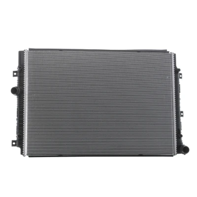 Imagem de VALEO 735629 Radiador, arrefecimento do motor Alumínio 650 449 34 Aletas de refrigeração unidas mecanicamente VOLKSWAGEN: CADDY 4 Kasten, Scirocco III