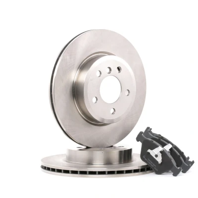 Imagem de RIDEX 3405B0285 Kit de travões Eixo dianteiro ventilado com chapa anti ruído