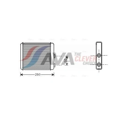 Imagem de PRASCO OL6259 Radiador Quente OPEL: Astra G Caravan, CC