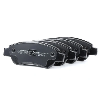 Imagem de METELLI 22 0637 0 Jogo de pastilhas para travão disco excl. contacto aviso desgaste CITROËN: C1 II, I, PEUGEOT: 107 Hatchback