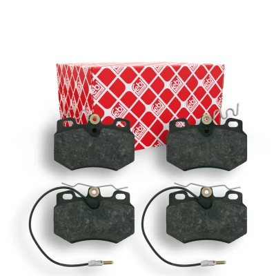 Imagem de FEBI BILSTEIN 16242 Jogo de pastilhas para travão disco Eixo dianteiro incl. contacto aviso desgaste PEUGEOT: 309 II Hatchback