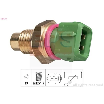Imagem de EPS 1.830.114 Sensor da Temperatura do Líquido de Refrigeração Made in Italy OE Equivalent PEUGEOT: 106 I Hatchback, 306 Sedan, Hatchback