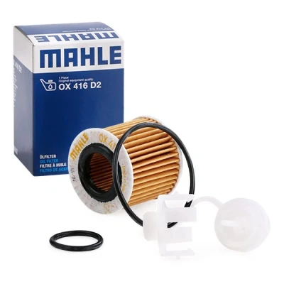 Imagem de MAHLE ORIGINAL OX 416D2 Filtro de óleo Cartucho filtrante TOYOTA: Yaris III Hatchback, Auris II DAIHATSU: Sirion