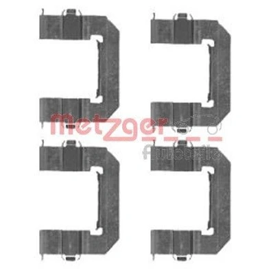 Imagem de METZGER 109 1761 Kit de acessórios, pastilhas travão CHEVROLET: Captiva