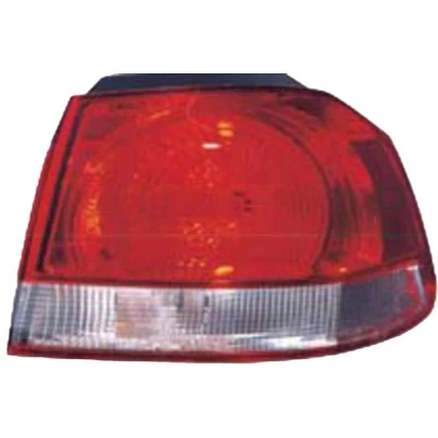 Imagem de PRASCO VG0384154 Farolim esquerda parte exterior branco/vermelho sem porta lâmpadas VOLKSWAGEN: GOLF 6