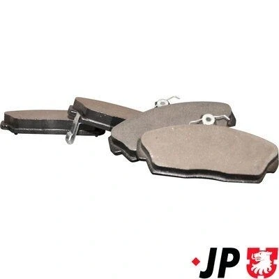 Imagem de JP GROUP 3463600110 Jogo de pastilhas para travão disco Eixo dianteiro com avisador sonoro desgaste HONDA: CIVIC 7 Hatchback, 6 Fastback