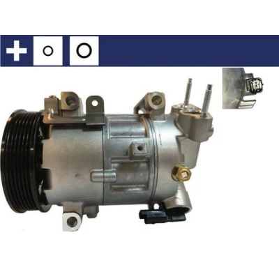 Imagem de MAHLE ORIGINAL ACP 956 000S Compressor 5SEL12C 12 PAG 46 YF R 1234yf, 134a com retentor PEUGEOT: 308 I SW, 5008 I, 3008 CITROËN: Berlingo II Van