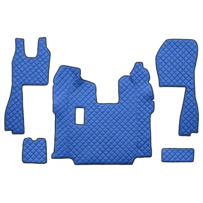 Imagem de F CORE FL05 BLUE Conjunto de tapete chão Couro artificial à frente 5 Azul