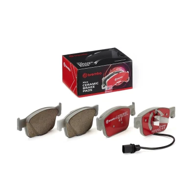 Imagem de BREMBO Jogo de pastilhas para travão disco incl. contacto aviso desgaste com grampo do êmbolo, chapa anti ruído acessórios P85153NX