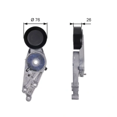 Imagem de GATES FleetRunner Micro V Kit T38151 Polia Tensora AUDI: A4 B6 Sedan, A6 C5 Avant, VOLKSWAGEN: Passat B5 GP Variant, Variant