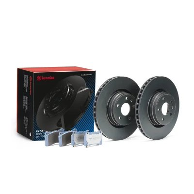 Imagem de BREMBO KT 08 021 Kit de travões interior ventilado sem acessórios com chapa anti ruído avisador sonoro desgaste