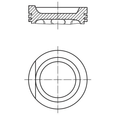 Imagem de MAHLE ORIGINAL 033 97 01 Pistão 83,01
