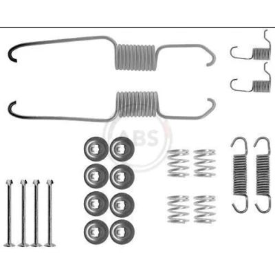 Imagem de A.B.S. 0685Q Kit de acessórios, maxilas do travão TOYOTA: Land Cruiser Prado 70 SUV, HILUX 5 Pick up