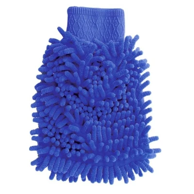 Imagem de AMiO Cwash 09 01750 Luva de lavagem do veículo 18 Microfibre Wash Glov Microfibra Azul