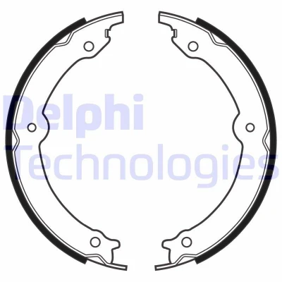 Imagem de DELPHI LS2152 Maxilas de Travão 240 35 TOYOTA: Land Cruiser 200