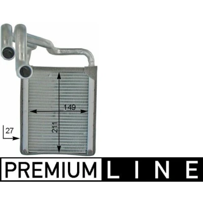 Imagem de MAHLE ORIGINAL AH 203 000P Radiador Quente KIA: cee‘d I Carrinha