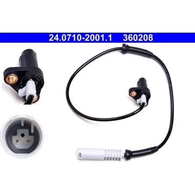 Imagem de ATE 24.0710 2001.1 Sensor de ABS 635 BMW: 5 Sedan, Touring
