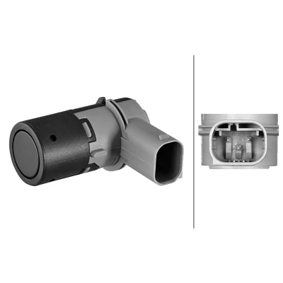 Imagem de HELLA 6PX 358 270 361 Sensores de Estacionamento à frente, traseira Sensor ultrasons BMW: 5 Sedan, Touring, X5
