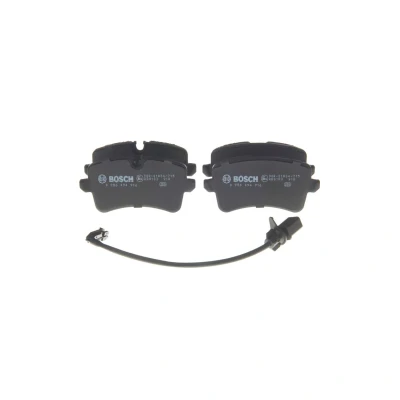 Imagem de BOSCH 0 986 494 916 Jogo de pastilhas para travão disco Baixo teor metálico incl. contacto aviso desgaste AUDI: A6 C7 Avant, A7 Sportback